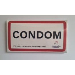 Panneau Condom